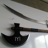 Turgut Alp Baltası 100cm düz saplı - 3