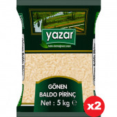 Yazar Gönen Baldo Pirinç 5 kg x 2 Adet - 1