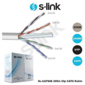 S-LINK SL-CAT608 305M UTP CAT6 KABLO - 1