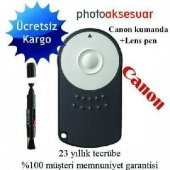 Canon için kumanda rc 6 7D 60D 700D 650D 600D 550D 500D + Lenspen - 1