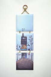 Dekoratif 3 Lü Mdf Kanvas Tablo 20x20 - 1