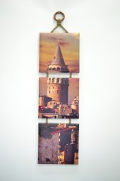 Dekoratif 3 Lü Mdf Kanvas Tablo 20x20 - 1