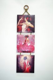 Dekoratif 3 Lü Mdf Kanvas Tablo 20x20 - 1