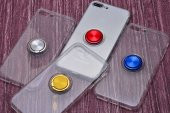 iPhone 7 Plus Kılıf Selfie Yüzüklü Les Şeffaf Silikon - 1