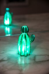 Vegas Kaktüs 3D Led Işık (3) - 1