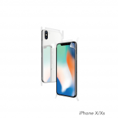 iPHONE X/XS  DAYANIKLI FULL 3D KAPLAMA KIRILMAZ CAM - 5