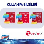 Bingo Renkli Sıvı Bakım Çamaşır Deterjanı 4 lt 4'lü - 6