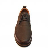Marcomen 3351 Hakiki Deri Büyük Numara Günlük Kahverengi Ayakkabı - 2