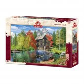 Art Puzzle Değirmen Kenarında Balık Avı 1500 Parça - 1