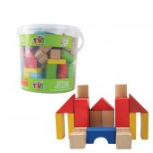 Neva Toys Oyuncak 107 Parça Ahşap Blok - 1