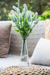2li Beyaz Nemesia (Ömürsüz) Yapay Çiçek - 1