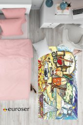 EUROSER Yaz Adası Çizgileri Desenli Çocuk Halısı - 1