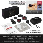 Xenvo iPhone Camera Lens Kit Pro - Macro Lens & Wide Angle Lens - 4
