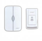 100 metre Etkili 36 Melodili Uzaktan Kumandalı Wireless Kablosuz Kapı Zili 1 Panel 1 Buton - 1