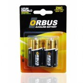 Orbus 2'Lİ Alkalin C Orta Pil - 1