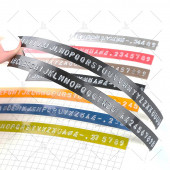 Motex (SARI) 3d Kabartma Yazı Yazma Ve Etiketleme Makinası (SİYAH ŞERİT 9mm x 2metre) - 3