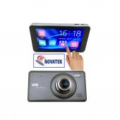 T95 Novatek 64GB Hafıza Kart Destekli 14MP Dokunmatik Araç Kamerası Geri Görüş Kamerası - 2