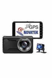 NT402G Novatek FCWS LDWS GPS Çift Yön Araç Kamerası Geri Görüş Kamerası - 3