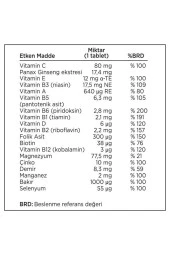 Pharmaton Vitality 60 Tablet - Ginseng G115, Multivitamin ve Mineraller - 3