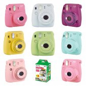 Fujifilm İnstax Mini 9 Fotoğraf Makinesi+Askı+pil+20'li Film - 1