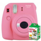 Fujifilm İnstax Mini 9 Fotoğraf Makinesi+Askı+pil+20'li Film - 4