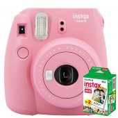 Fujifilm İnstax Mini 9 Fotoğraf Makinesi+Askı+pil+20'li Film - 7