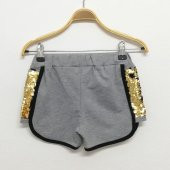 Toontoy Kız Çocuk 2 Yanı Pullu Nakışlı Şort - 2