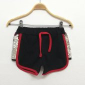 Toontoy Kız Çocuk 2 Yanı Pullu Nakışlı Şort - 3