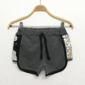 Toontoy Kız Çocuk 2 Yanı Pullu Nakışlı Şort - 7