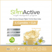 Slim Active Kilo Verme Amaçlı Öğün Yerini Alan Gıda Vanilya Aromalı Süt Protein - 5