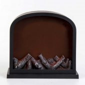 Euro Flora Dekoratif Mini Şömine Led Işıklı Pilli 30x13x28 Cm - 3