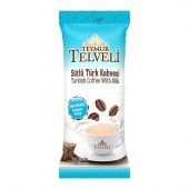 Teymur Telveli Sütlü Türk kahvesi Şekersiz 19,5 Gr  Ofis Seti 10 lu KutuX12=120 adet=1 Koli - 3