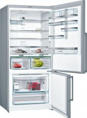 Bosch KGN86AI42N A+++ 682 LT No-Frost Kombi Buzdolabı - Inox - 1