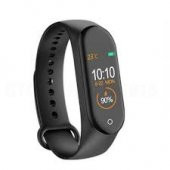 M4 Akıllı Bileklik Kol Bandı Fitness Saat Renkli Ekran Adım Sayar Nabız Kalori Ölçer İOS & Android Uyumlu - 6