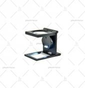 LED ışıklı Metraj ayarlı katlanabilir Profesyonel ölçüm Büyüteci - 1