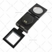 LED ışıklı Metraj ayarlı katlanabilir Profesyonel ölçüm Büyüteci - 4