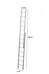 2,5+2,5 M TOPLAM 5 METRE ALÜMİNYUM SÜRGÜLÜ - 2
