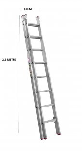 2,5+2,5 M TOPLAM 5 METRE ALÜMİNYUM SÜRGÜLÜ - 5