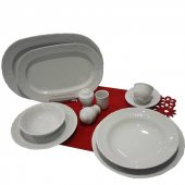 Kütahya Porselen Lalezar 53 Parça 12 Kişilik Yemek Takımı thumbnail 4