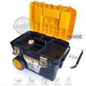Tekreyonda Süper Bag Tekerlekli Takım Çantası Alet Edevat Çantası Metal Saplı Kilitli Mobil Takım Çantası Mobil Asr-2010 - 3