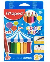 Maped Color'Peps Jumbo Kuru Kalem Boya Seti 12'li thumbnail 1