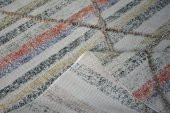 Karışık Renk Pudra Yıkanabilir İnce Yazlık Kilim - HS84005 - 3