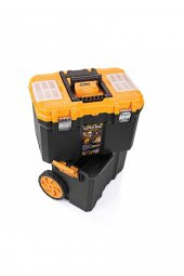 Süper Bag Çift Katlı Tekerlekli Mobil Takım Çantası  Asr-5039 - 2