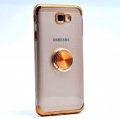 Samsung J7 Prime Kılıf Yüzüklü Standlı Telefon Kılıfı-GS - 4