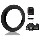 Nikon 18-55 Lens İçin 52mm Ters Makro Adaptör - 1