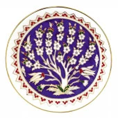 Kütahya Porselen 13 cm El Dekoru Tabak Dekor No 01168 - 1