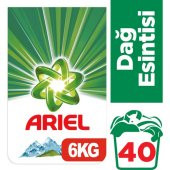 Ariel Toz Çamaşır Deterjanı Dağ Esintisi Beyazlar İçin 6 kg - 2