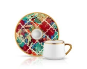 Koleksiyon Sufi Türk Kahve Seti Amazon Tropik - 2