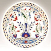 Kütahya Porselen 10 cm El Dekoru Tabak Dekor No 01178 - 2