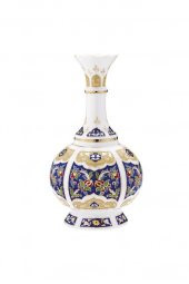 Kütahya Porselen El Dekoru Haliç 25 cm Vazo Dekor No: 013880 - 1